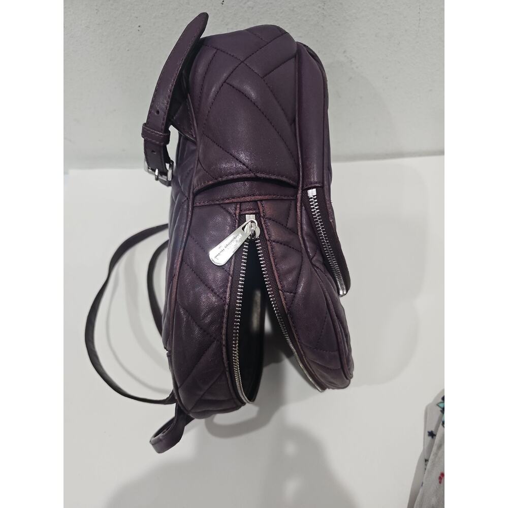 Michael Kors Abbey Medium Backpack in Plum / Purple is a stylish Soft Leather - Picture 10 of 16